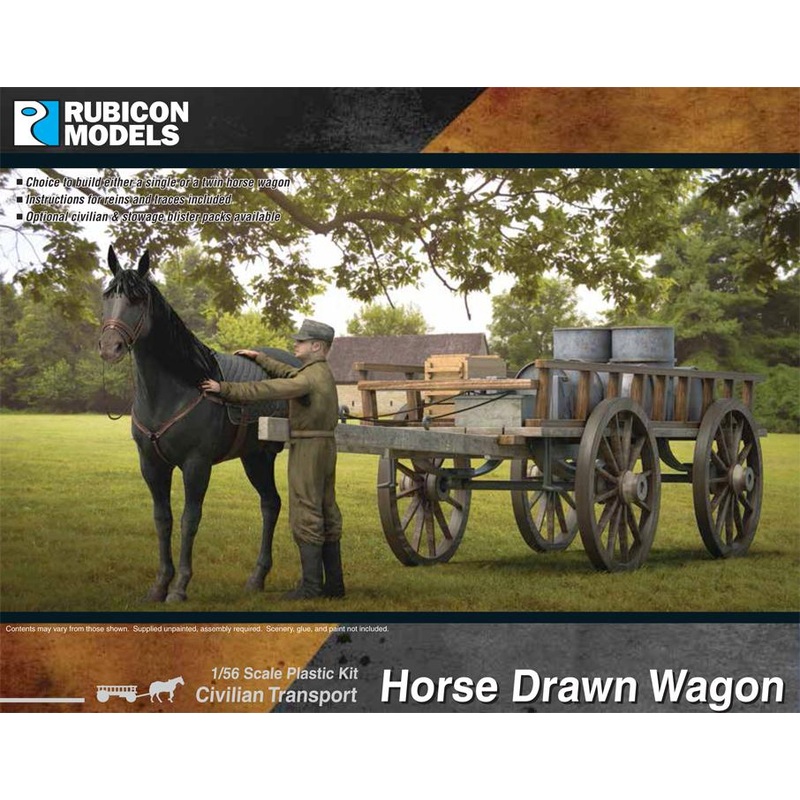 Rubicon Models Horse Drawn Wagon