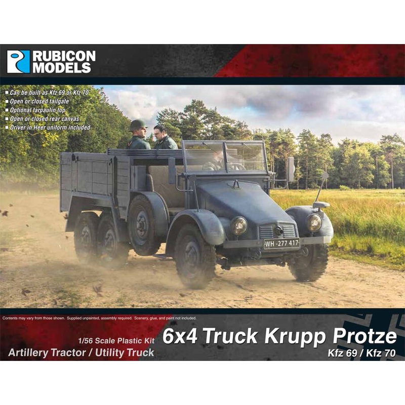 Rubicon Models Krupp Protze Ktz 69/70 6×4 Truck