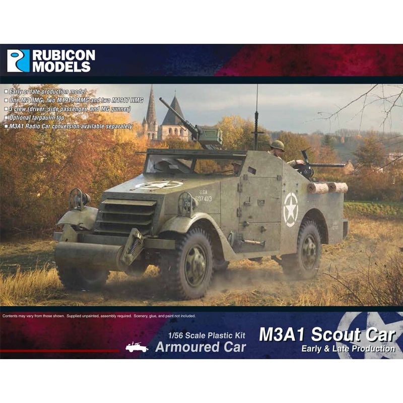 Rubicon Models M3A1 Scout Car (Early & Late Production)