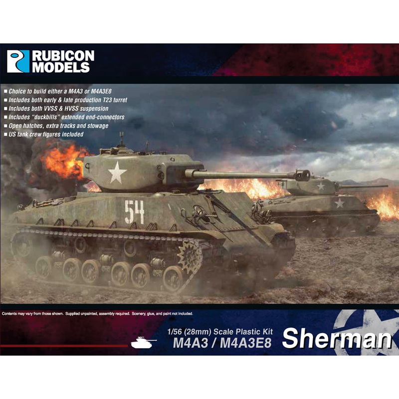Rubicon Models M4A3 / M4A3E8 Sherman