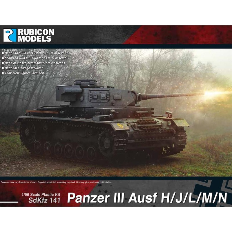 Rubicon Models Panzer III Ausf H/J/L/M/N