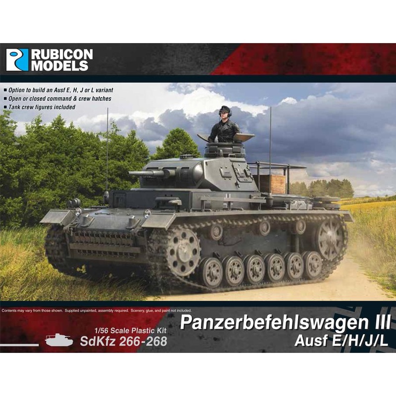 Rubicon Models Panzerbefehlswagen III Ausf E/H/J/L