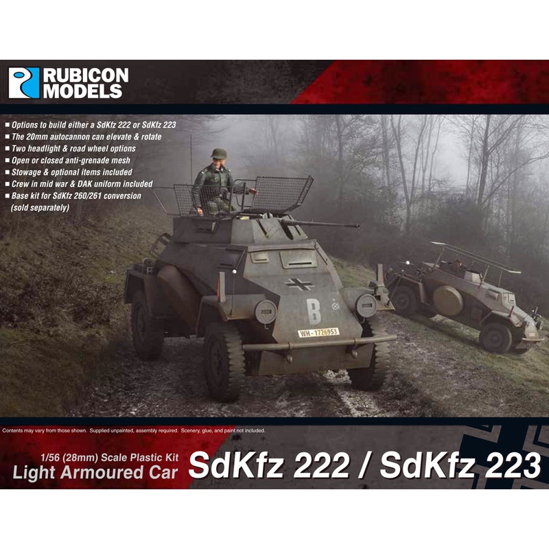 Rubicon Models SdKfz 222/223 Light Armoured Car