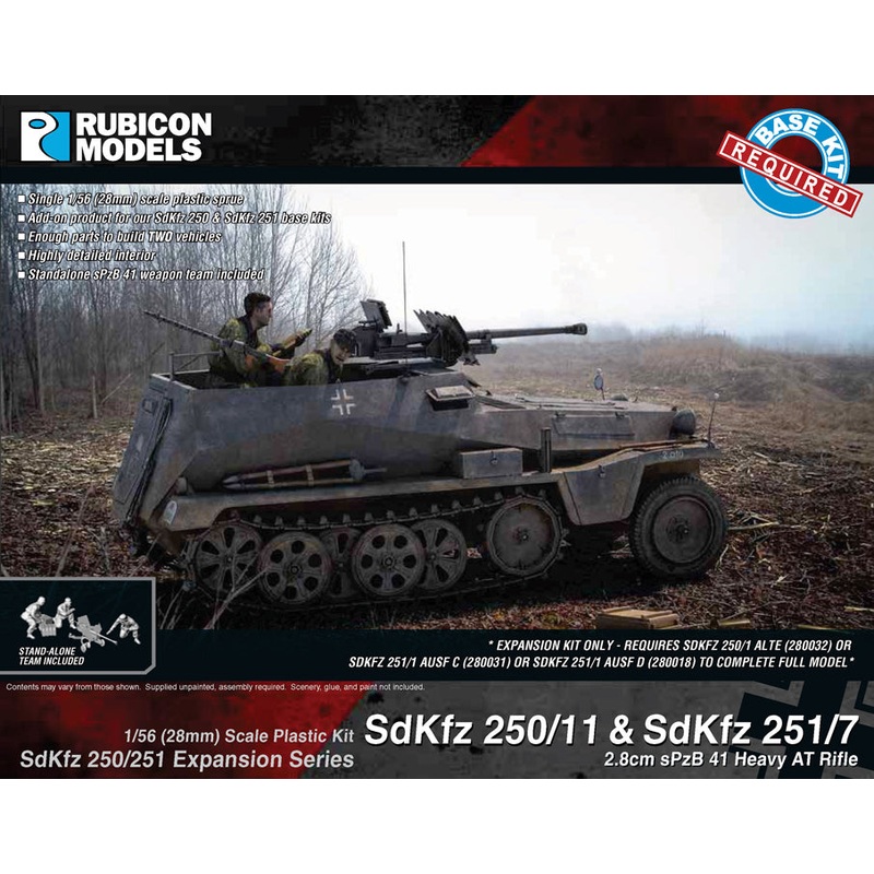 Rubicon Models SdKfz 250/251 Expansion – 250/11 & 251/7 sPzB