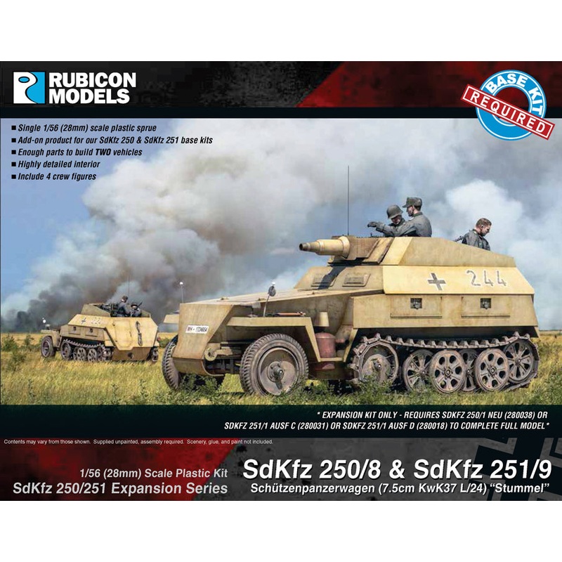 Rubicon Models SdKfz 250/251 Expansion – 250/8 & 251/9 Stumm