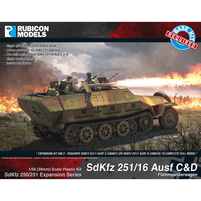 Rubicon Models SdKfz 250/251 Expansion – 251/16 Ausf C/D Fla