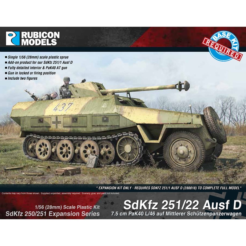 Rubicon Models SdKfz 250/251 Expansion – 251/22 Ausf D PaKwa