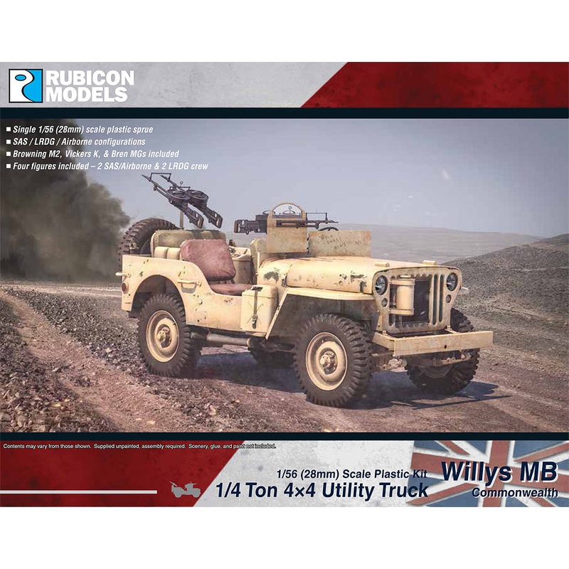 Rubicon Models Willys MB  ton 4×4 Truck – Commonwealth