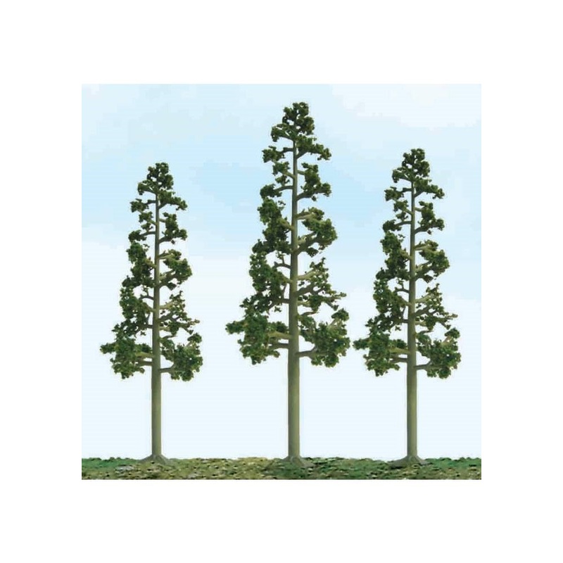 Scenic Juniper 5.5in to 6.5in HO-Scale (3 per pack)