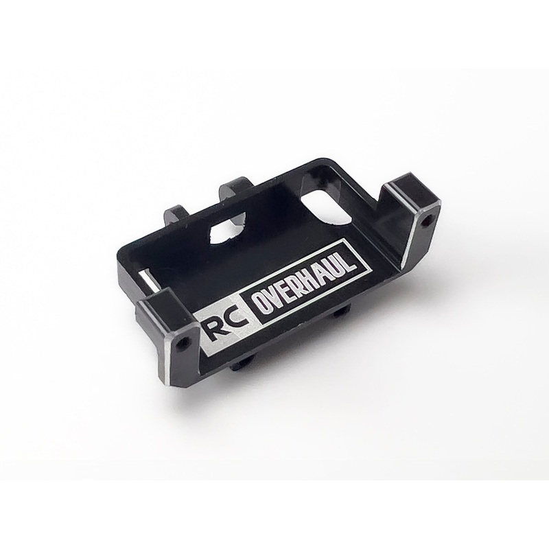 Servo Mount Black Aluminum SCX24