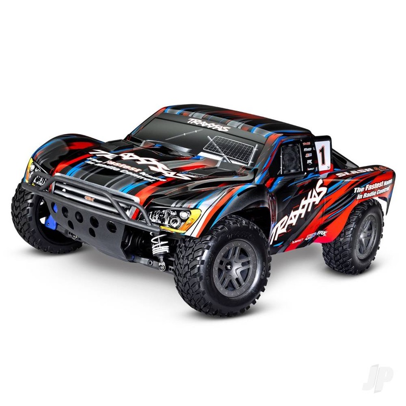 Slash 4X4 BL-2S 1:10 4WD RTR Brushless Electric Short Course Truck Red (+ TQ 2-ch BL-2s 3300kV)