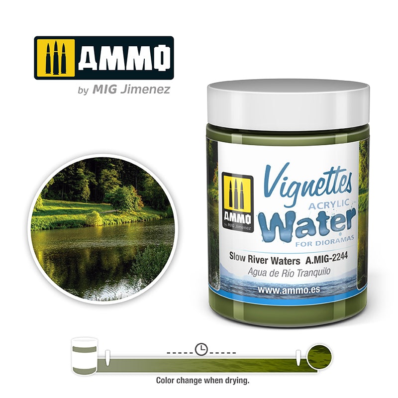 SLOW RIVER WATERS ACRYLIC 100ml