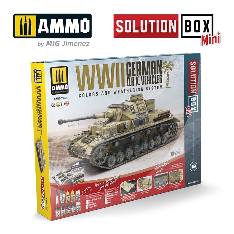 SOLUTION BOX MINI  WWII German D.A.K. Vehicles