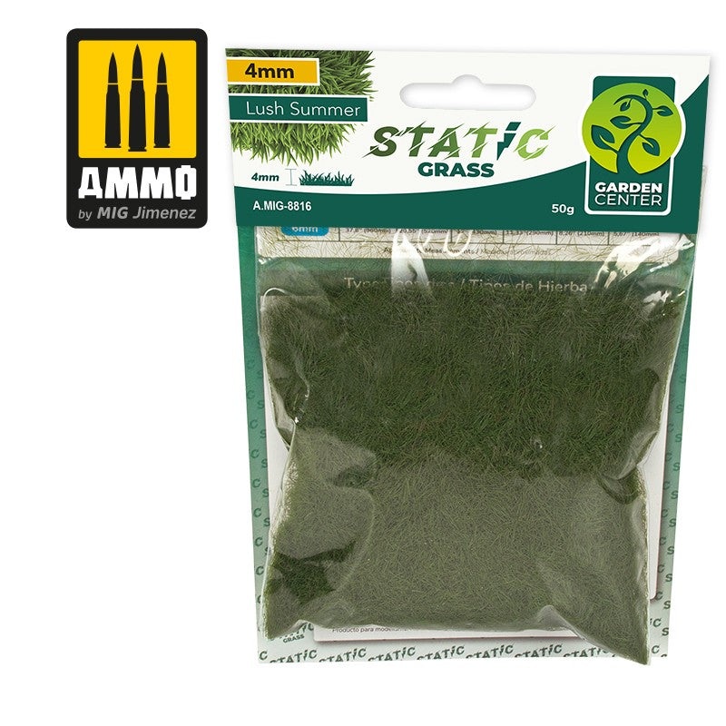 STATIC GRASS LUSH SUMMER 4 MM