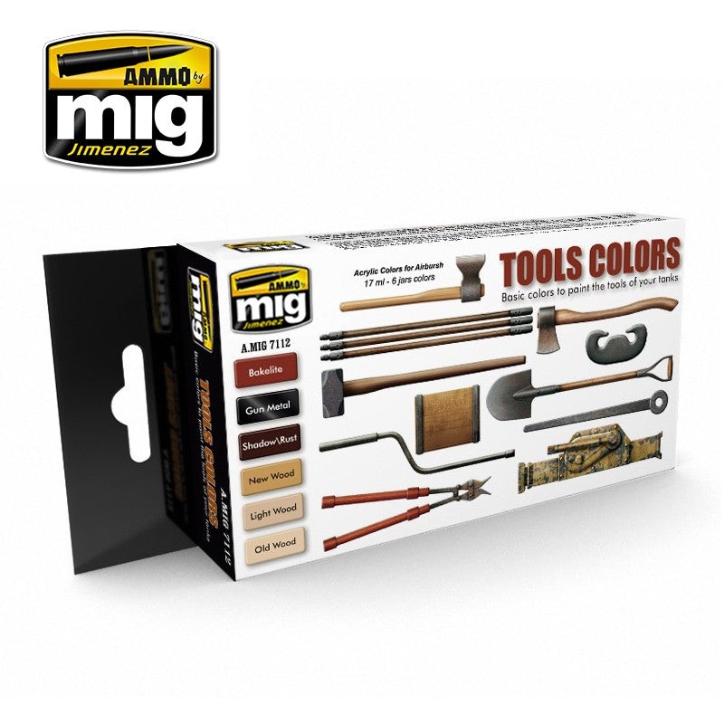 TOOL COLOURS PAINT SET