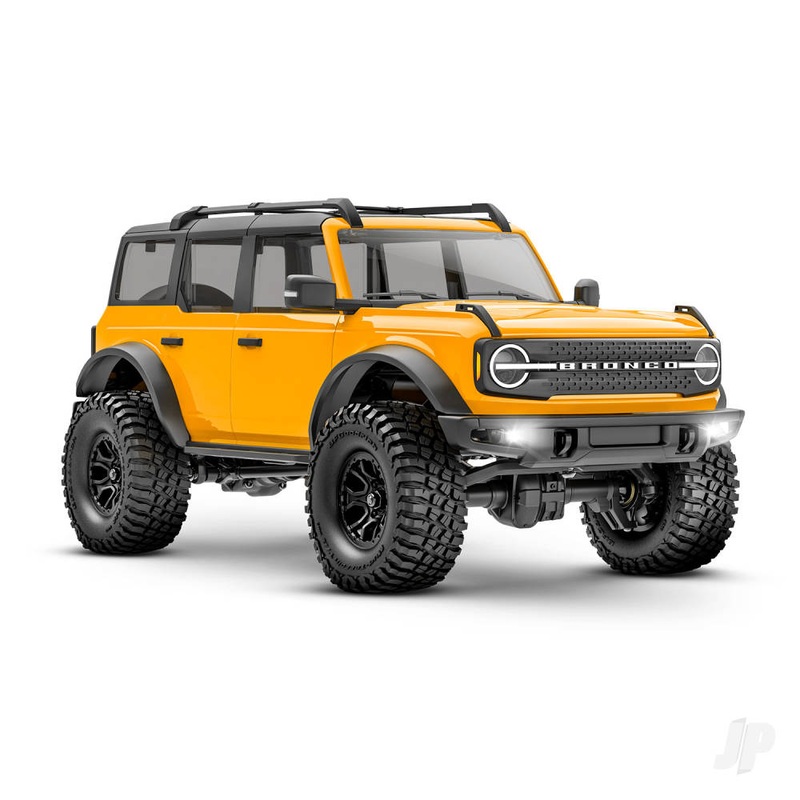 TRX-4M Ford Bronco 1:18 4WD Electric Trail Crawler Orange (+ TQ ECM-2.5 Titan 87T 750mAh LiPo USB charger)