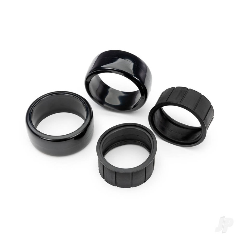 Tyres 1.9 Drift (1 dot hard rough surfaces) (rear) (2)/ rubber inserts (2)