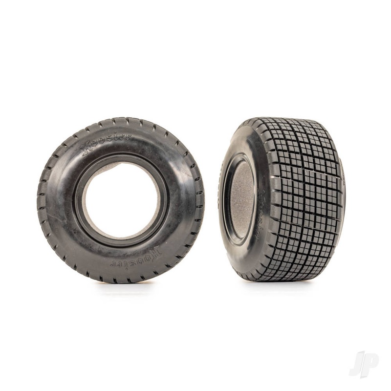 Tyres Hoosier (dual profile 4.3×1.7- 2.2/3.0) (2)/ foam inserts (2)