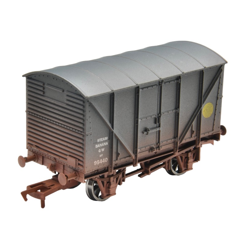 WEATHERED Banana Van GWR GREY 95440