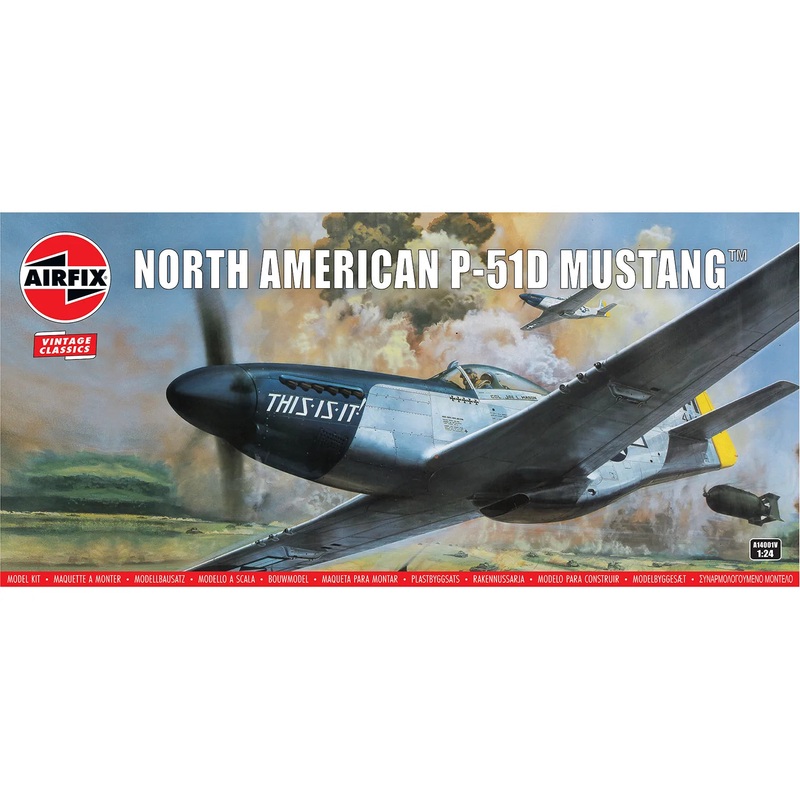 Airfix 1/24 North American F-51D Mustang A14001V