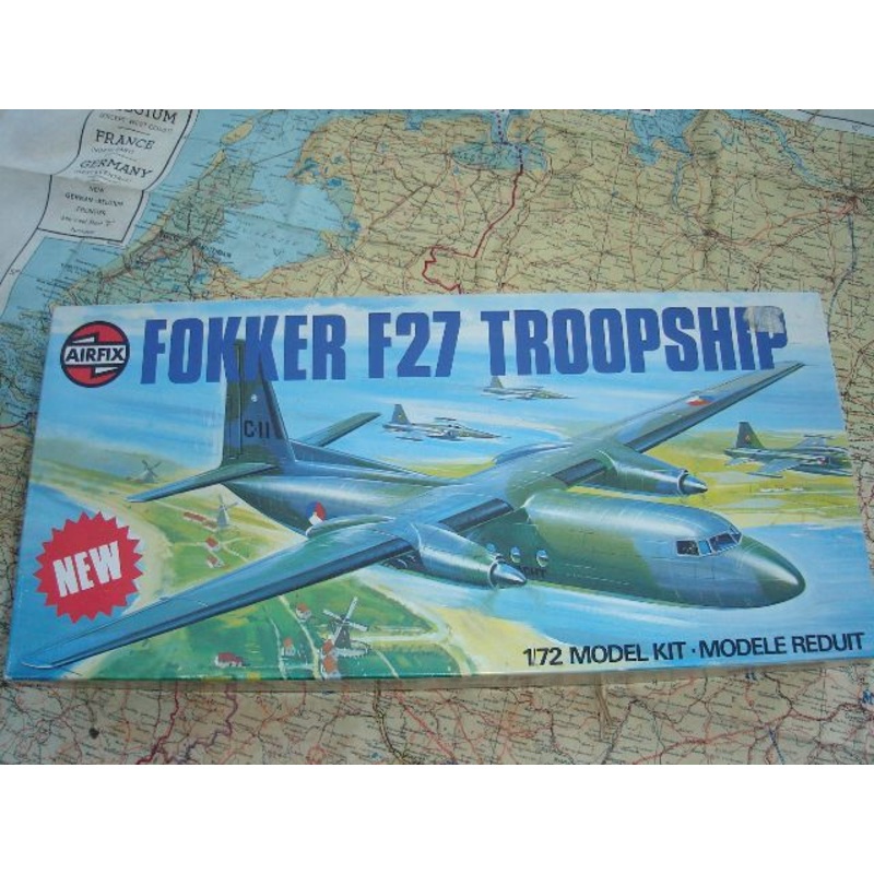Airfix 1/72 Fokker F27 Troopship AO05003-4
