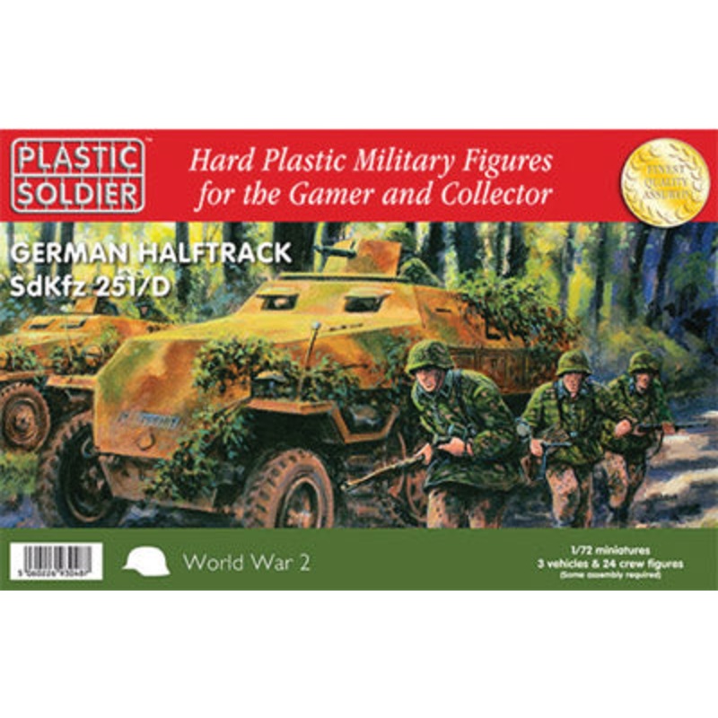 WW2V20006 1/72ND GERMAN SDKFZ HALF TRACK