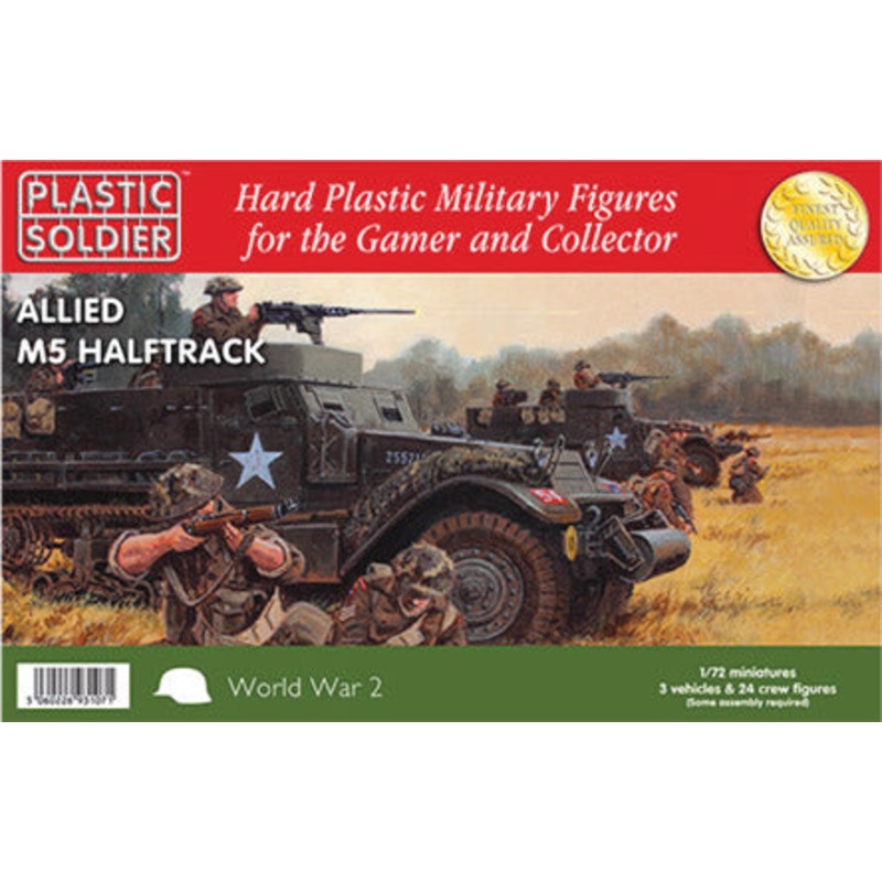 WW2V20013 1/72ND M5 HALFTRACK