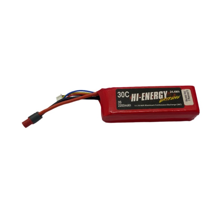 Hi-Energy 3S 2200mAh 30C T-Type (Deans) Connector – SECOND HAND