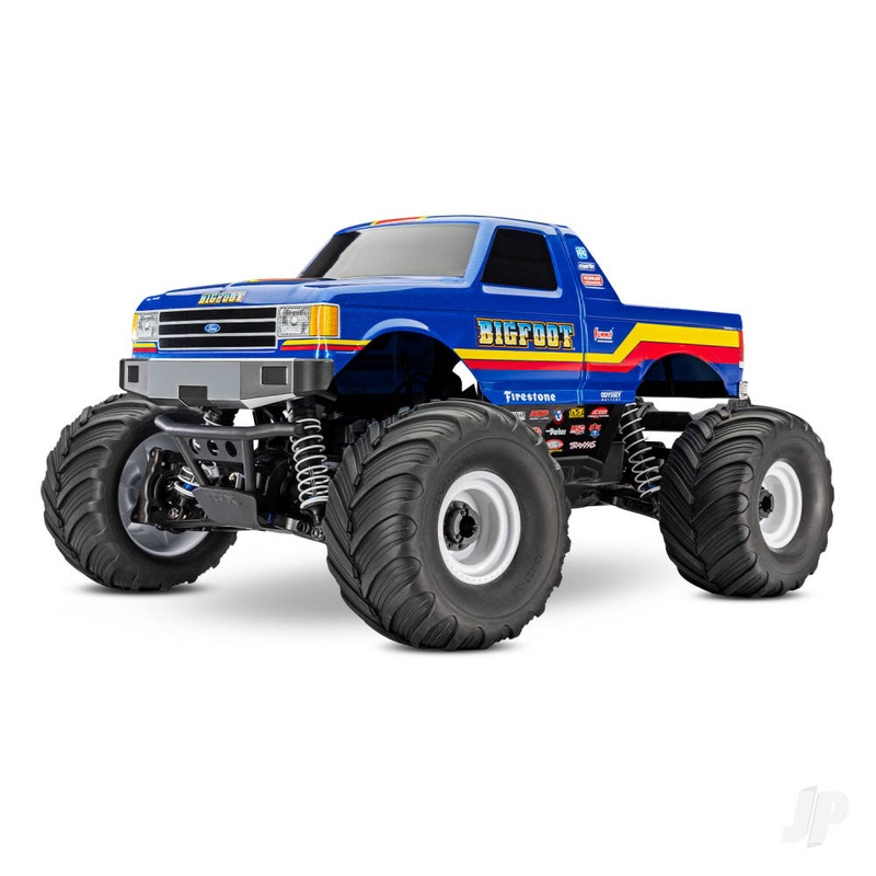 Bigfoot HD BL-2S 1:10 4WD RTR Monster Truck Blue (+ TQ 2-ch BL-2S 3300kV Classic Replica No. 8 Clipless Body)