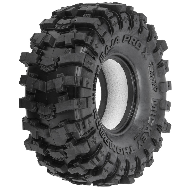 1/10 Class 0 MT Baja Pro X G8 F/R 1.55 Inch Crawler Tires (2)