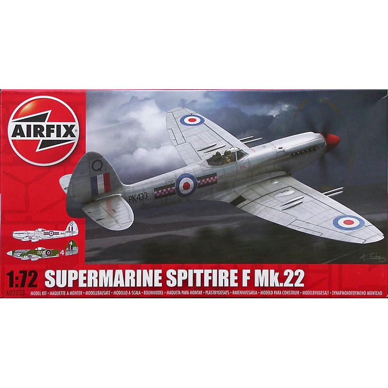 Airfix 1/72  Supermarine Spitfire F Mk.22 Kit A02033