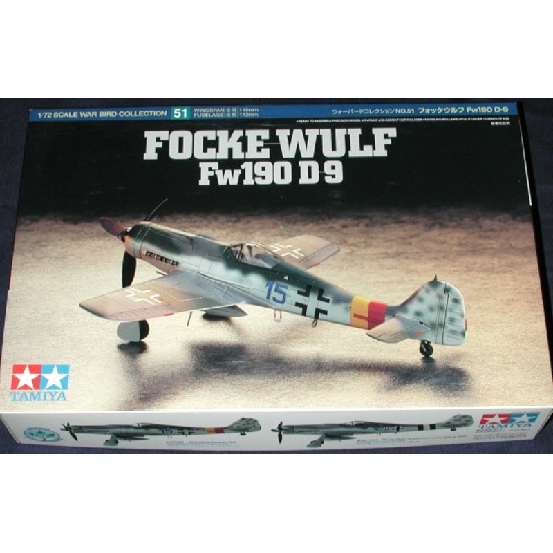 Tamiya 1/72  Focke Wulf Fw190 D-9 kit 60751