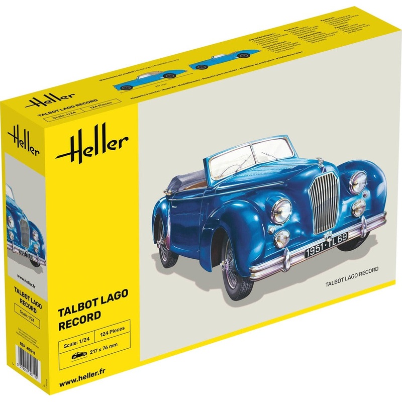 Heller 1/24 Talbot Lago Record Kit 80711