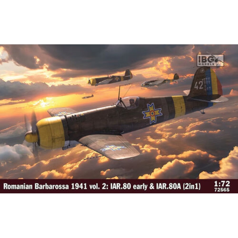 IBG Romanian Barbarossa 1941 vol.2 IAR.80 early & IAR.80A (2in1) Kit 72565