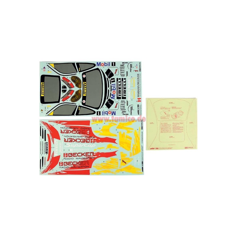 Tamiya Porsche 911 GT3 Cup Vip Sticker Set + Masking Stickers 9495376 (Box 102)