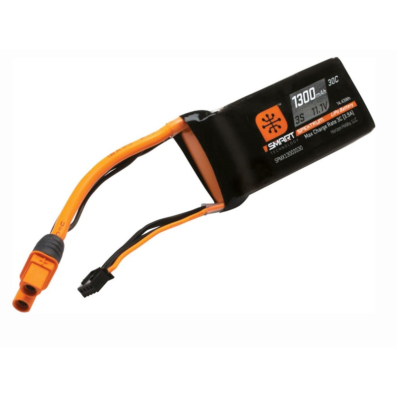 1300mAh 3S 11.1V Smart LiPo Battery 30C IC3 – SECOND HAND – AS NEW