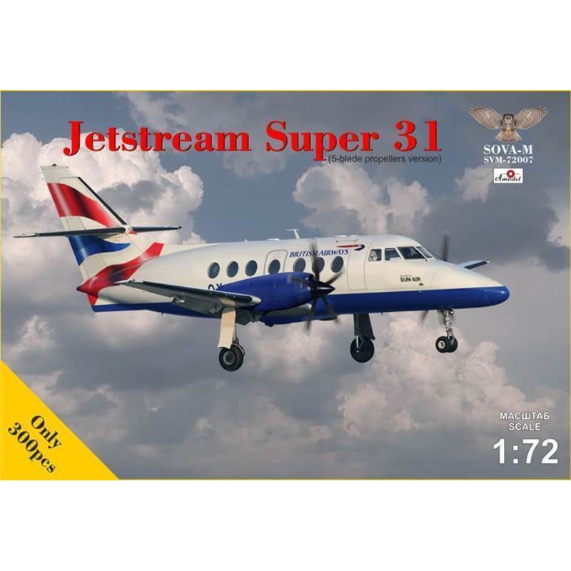 Amodel 1:72 Jetstream Super 31 kit SVM72007