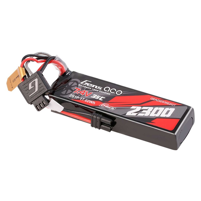 Gens Ace Li-Po G-Tech 2S Car 7.4V 2300mAh 35C with EC2 (GROM)