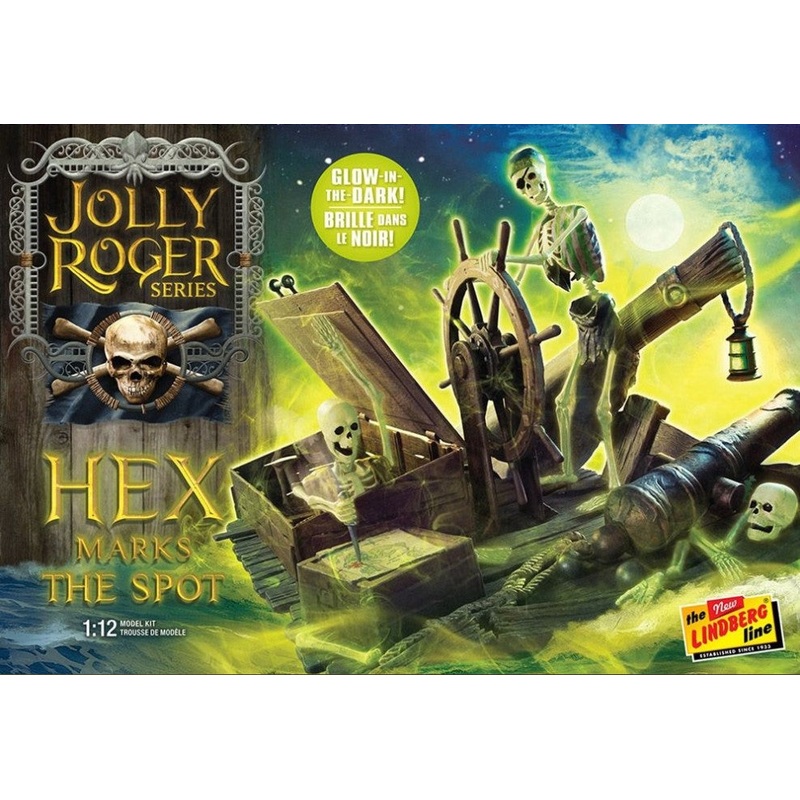 Lindberg 1/12 Hex Marks the Spot (Jolly Roger series) Glow in the Dark Kit PKHL617