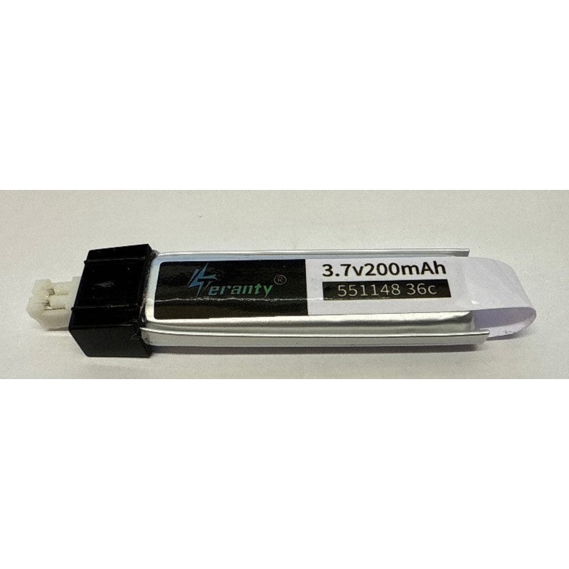 Lipo 200mAh 1S 3.7v 36C LiHV Battery (not UMX Plug)