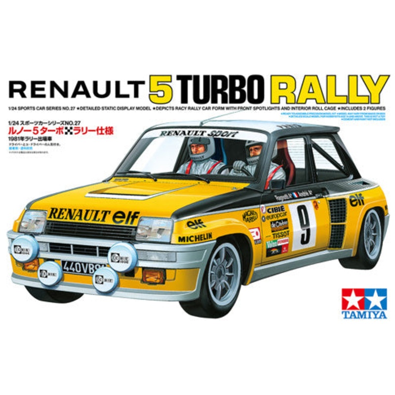 Tamiya 1/24 Renault 5 Turbo Rally Kit 24027