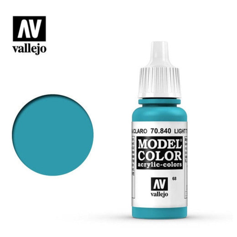 Vallejo Model Color – Light Turquoise Acrylic Paint – 70840