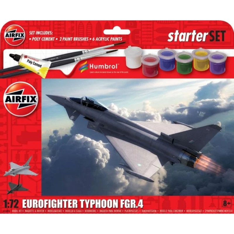 Airfix 1/72 Starter Set – Eurofighter Typhoon FGR.4 – A55016
