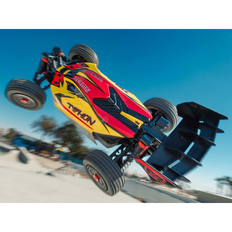 Arrma 1/8 TYPHON MEGA 665 4X4 RTR Buggy Yellow