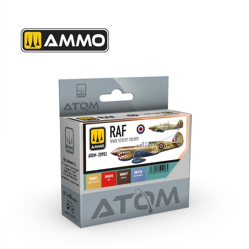 ATOM RAF WWII DESERT COLOURS – Pack of 4 20903