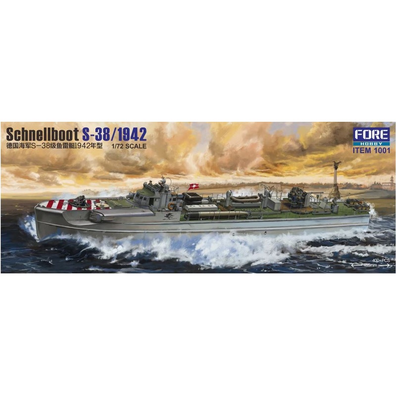 FORART FORE HOBBY 1001 1/72 Schnellboot S-38/1942 – FOR1001