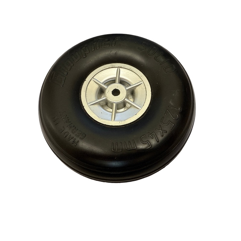 Graupner Single Wheel – 125x45mm (6mm axle hole)