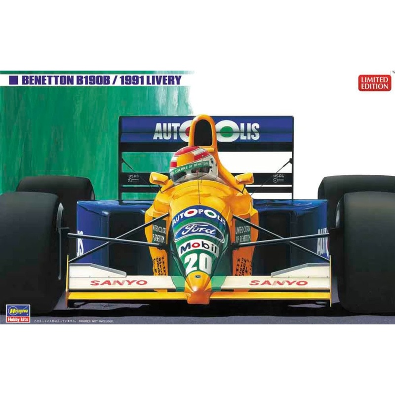 Hasegawa 1:24 Benetton B190B/1991 Livery Kit 20713