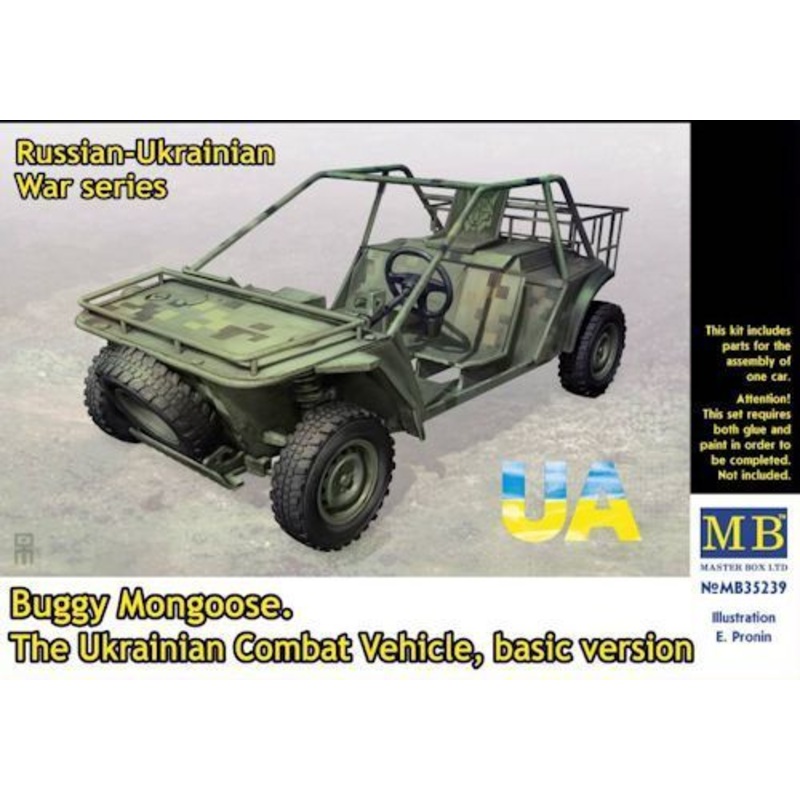 Master Box 1/35 Buggy Mongoose – The Ukrainian Combat vehicle – basic version kit MB35239