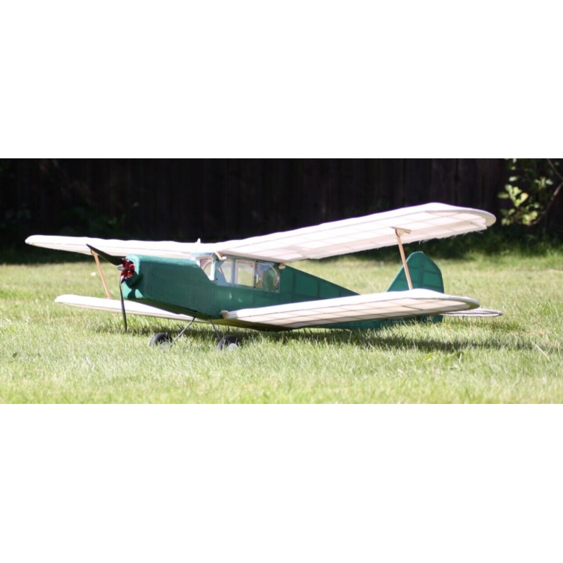 The Model Barn Spright Kit. A balsa and ply vintage style Bi-Plane wing model kit